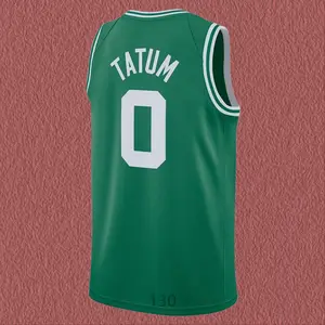 Jayson Tatum Men's Classic-Design Sleeveless stitched Basketball Jerseys green shirt 2025