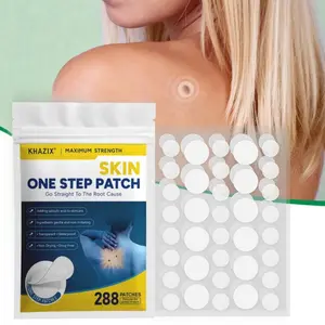 288pcs Invisible Transparent Acne Patches, Acne Spot Treatment, Lightweight Comfortable Breathable Facial Cleansing Strips, Unisex Adult Skincare, Sensitive Skin Friendly