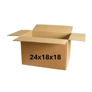 24x18x18 (200 lb strength) | SINGLE CARDBOARD BOX | LARGE MOVING BOX