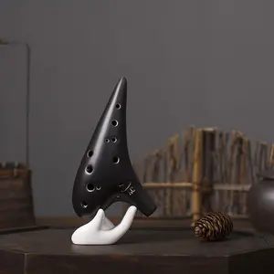 Midnight Zen 12-Hole Alto C Ceramic Ocarina