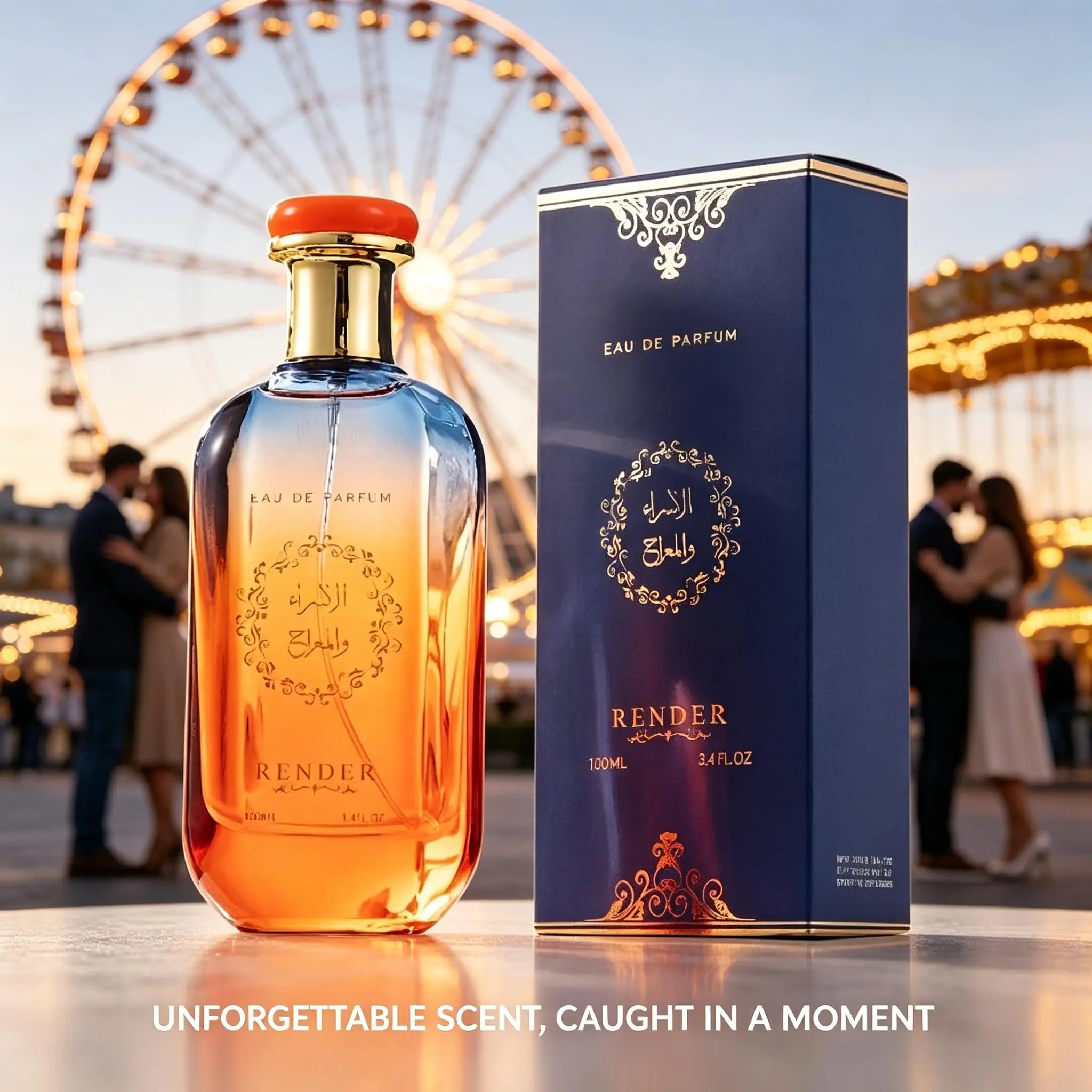 Arab luxury perfume (suitable for both men and women) 100ml, blended with rich amber vanilla fragrance, this sexy fragrance is intoxicating and attractive, suitable for dating and daily life, perfect for Father's Day and Mother's Day