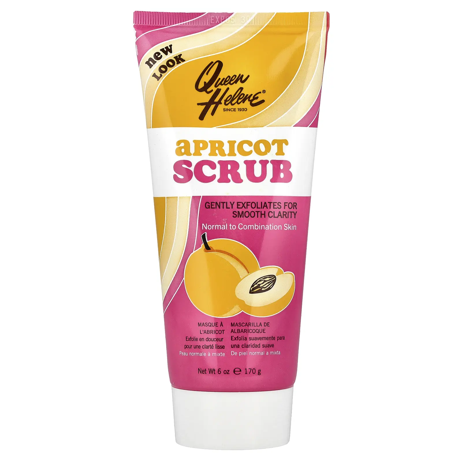 Queen Helene Apricot Scrub, Normal to Combination Skin, 6 oz (170 g)