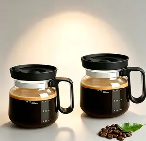 Coffee Mug with Lid 16oz Glass Creative Cup, Large Capacity for Office Desk & Coffee Lovers gift
