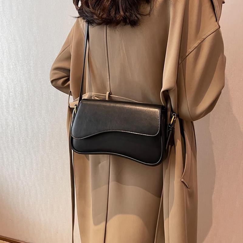 2025 Shoulder Bag for Women Y2K Trendy Red Purse Clutch Purse Handbag PU Leather Tote Bag Crossbody Bags