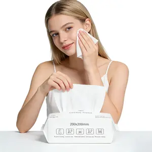 Disposable Face Towels, Face Cleaning Towel, Soft, 1/2/4 Packs Face Towelettes for Washing & Drying, Dry Wipes for Travel, Camping, Home & Other Outdoor Activities Use
