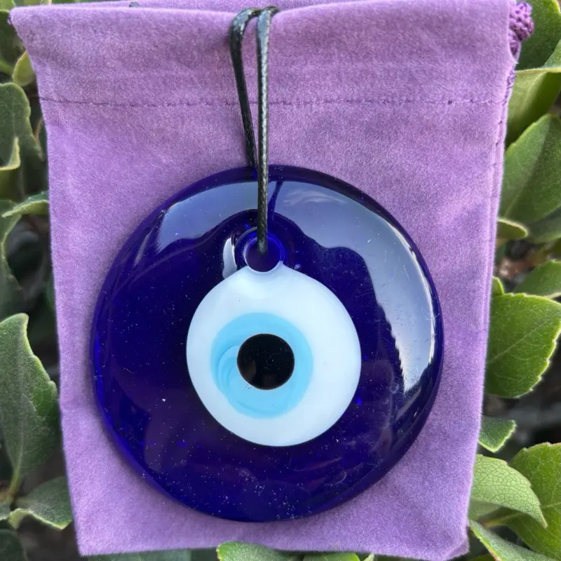 Ojo Turco Door Hanger, Decorative Evil Eye Wall Decor for Home Entryway