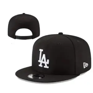 New Era MLB Snapback Cap Collection – LA Dodgers NY Yankees White Sox Cleveland Adjustable Hat, Flat Brim Streetwear Baseball Caps