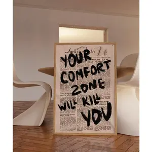 [Sale off up to 65%][Free Ship][No Frame] Typography Print, 70s Wall Art, Trendy Poster, Psychedelic Poster, Aesthetic Print, Vintage Poster, Trippy Wall Art, Retro Newspaper