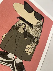 Big Nose Homie - Unique Design, Giclee Print, Ideal for Everyday  Decor Use