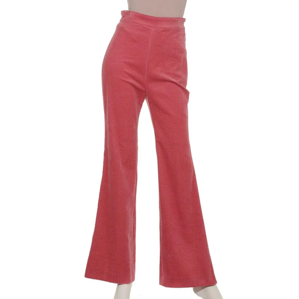 High Waisted Flared Corduroy Pants