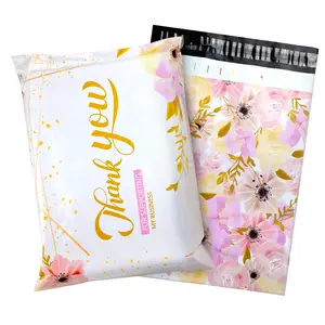 50 Pack Poly Mailers 14x18, Cute Packaging Envelope Mailers Poly mailers Packaging for Small Business, Shipping Bags for Clothing Boutique Supplies with Self Seal Strip
