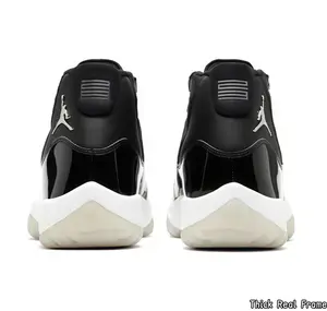 Black on black, with a touch of silver. The sneaker that whispers luxury