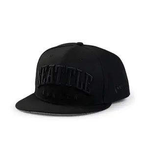 Seattle Kraken New Era 5950 Text Black Tonal Seattle Kraken New Era 5950 Text Black Tonal