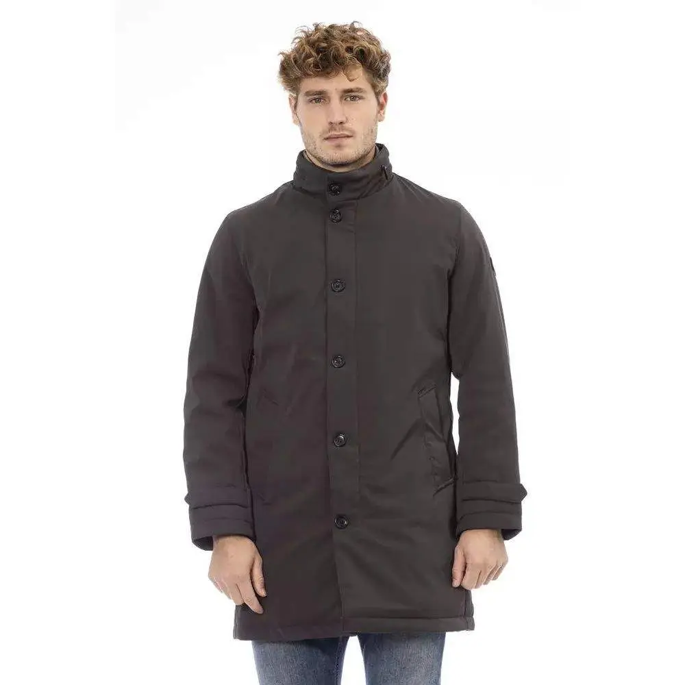 Baldinini Trend Brown Polyester Jacket