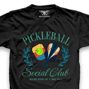 "Pickleball Social Club" Funny Graphic T-Shirt