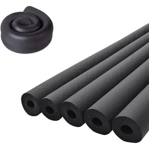 Pipe Insulation  Tube 1-1/2"ID*3/8"  Tubing Black Pipe Cover Heat Preservation for Outdoor Water Pipe Insulation,AC Unit, Guitar Stands, Exercise Machine Handle and Roof Rack Etc