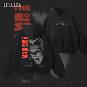 The Lost Boys 1987 2 side Shirt, Horror Movie Shirts, Crew Neck Casual Tshirt, Vintage Graphic Tees, Unisex Halloween T-Shirt Gifts For Men Women Streetwear Top Menswear Womenswear