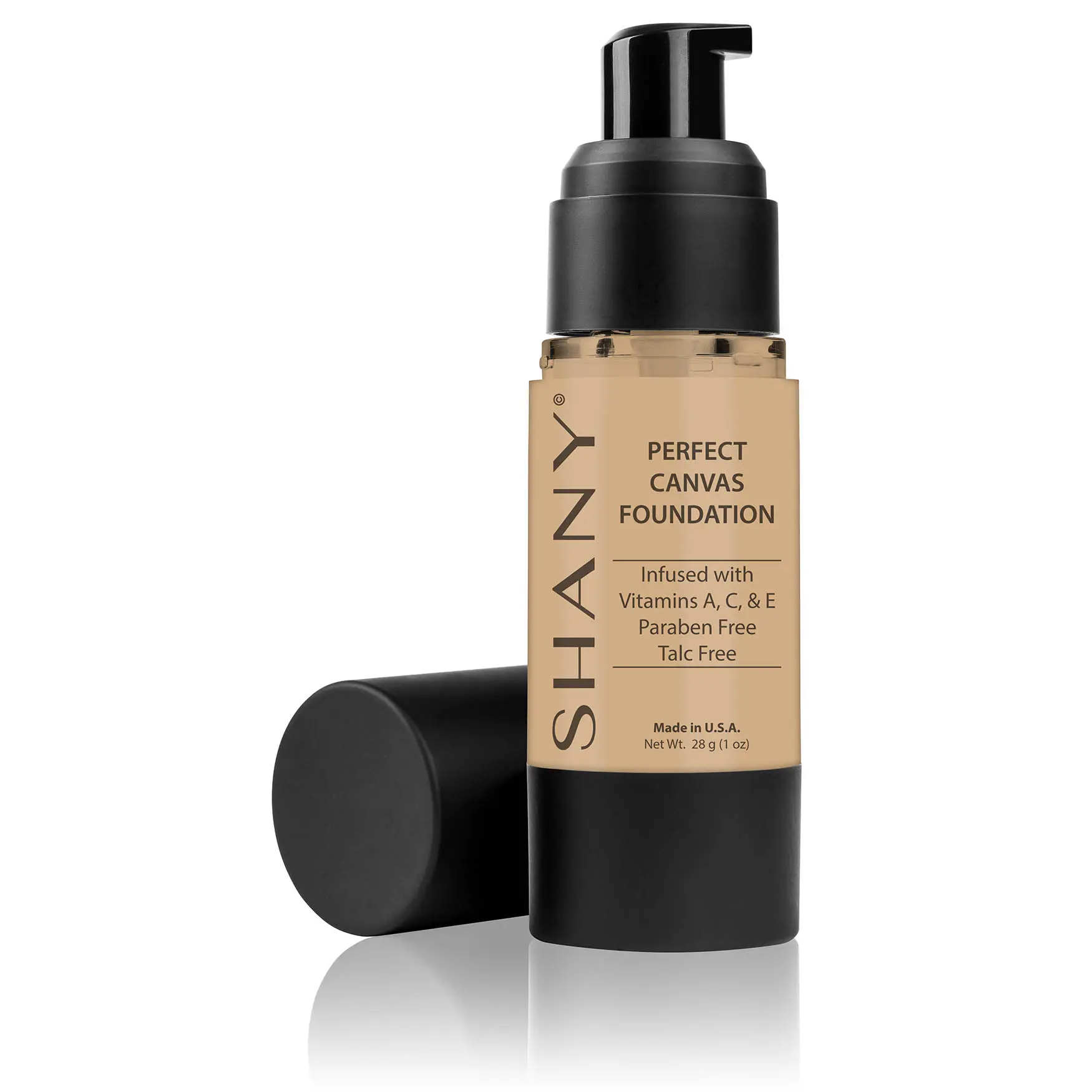 SHANY Perfect Canvas Liquid Foundation - Paraben-Free/ Talc-Free/ Oil-Free