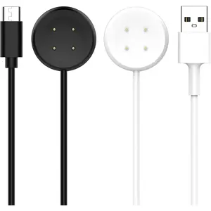 2 Pack Charger for Google Pixel Watch 2, USB-A + Type-C Magnetic Charging Cable 3.3ft/100cm, Charge Cord for Google Pixel Watch 3 Smartwatch