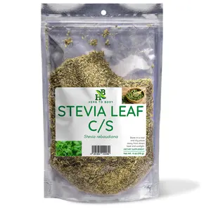 Herb To Body Stevia Leaf C/S | Cut & Sifted | Stevia Rebaudiana | 4oz Flavor Natural