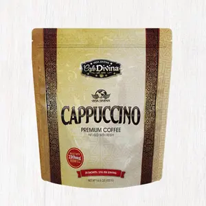 Cappuccino Premium Coffee - High-Quality Beverage with Rich Espresso and Flavorful Cappuccino Crema - Bean