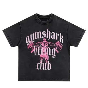 GYMSHARK GYM WASHED TEE, Gym Washed Heavyweight Cotton T-shirt, Workout Tee, Sport Gift, Gymnastic Merch Fan , Streetwear Washed Tee, Vintage Hiphop Washed Shirt, Retro Washed Tee LZ9