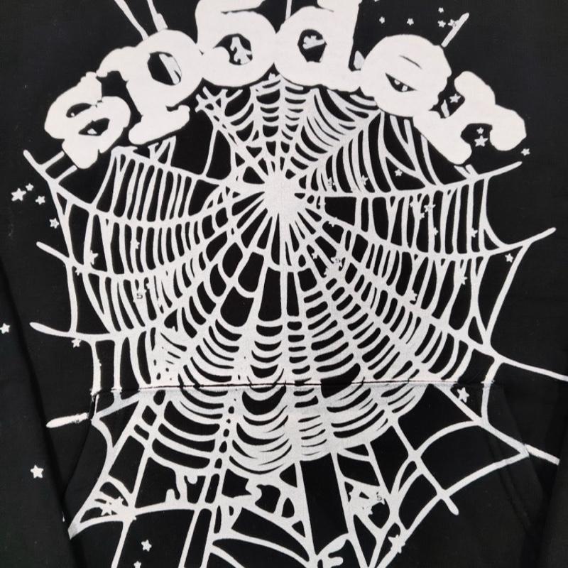 Sp5der OG Web Black Hoodie Streetwear Trendy Casual Unisex Mens Brand New
