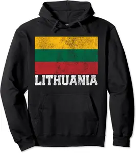 Lithuania Flag National Pride Roots Country Family Souvenir Pullover Hoodie - Kaylinpeter Shop 27B085DBC88Y