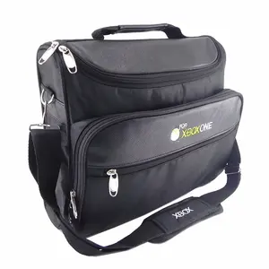 UbiGear Black Travel Shoulder Carrying Case Bag for Xbox One XBOX 360 Console and accessories