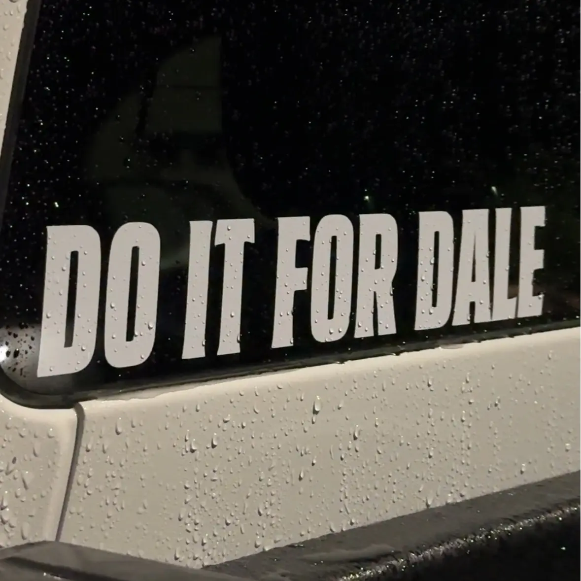 Do It For Dale Decal | Dale Earnhardt Memorial Sticker
