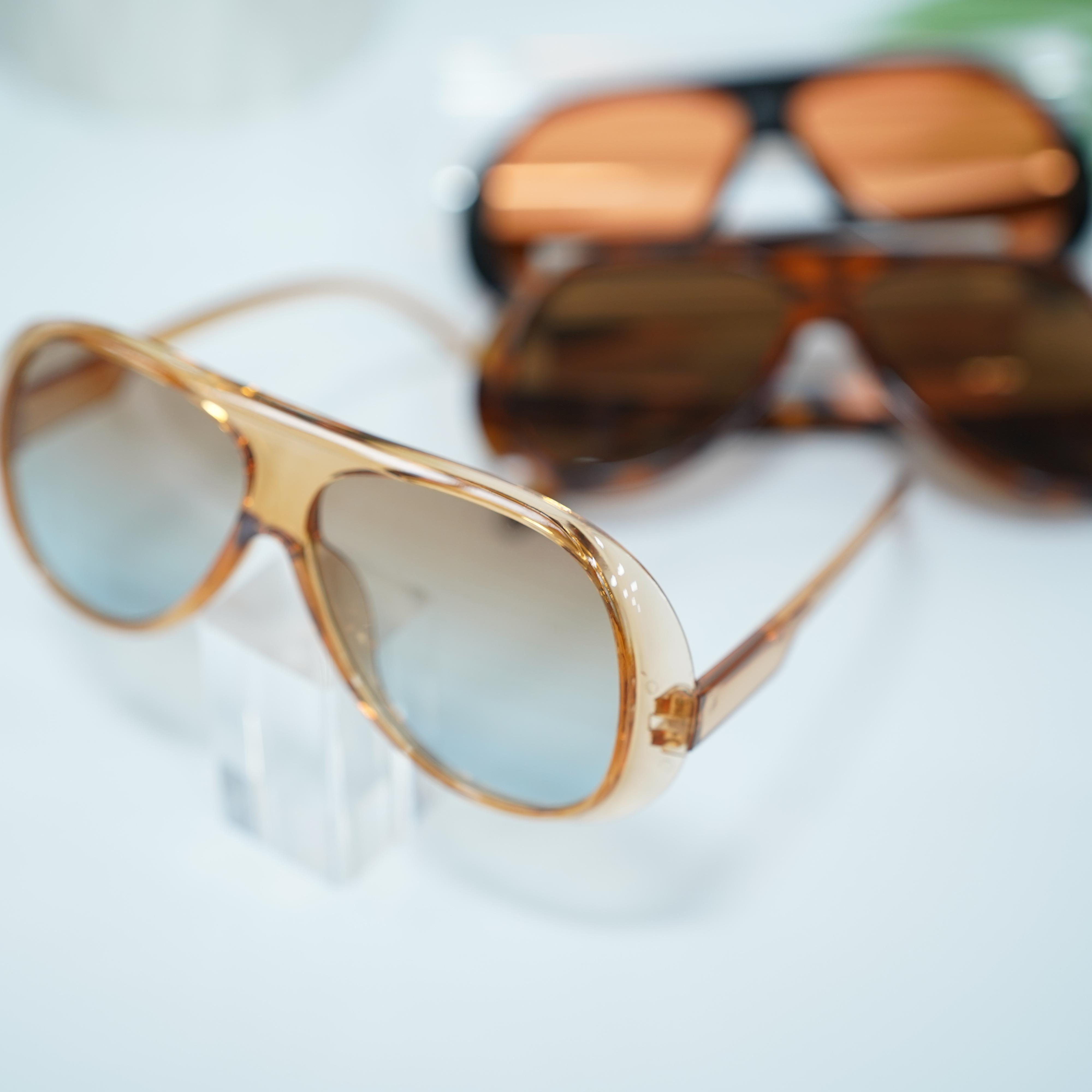 3PCS Large Frame Sunglasses Set, Fashionable Trendy Versatile Protective Eyewear, Stylish Sun Glasses for Men & Women