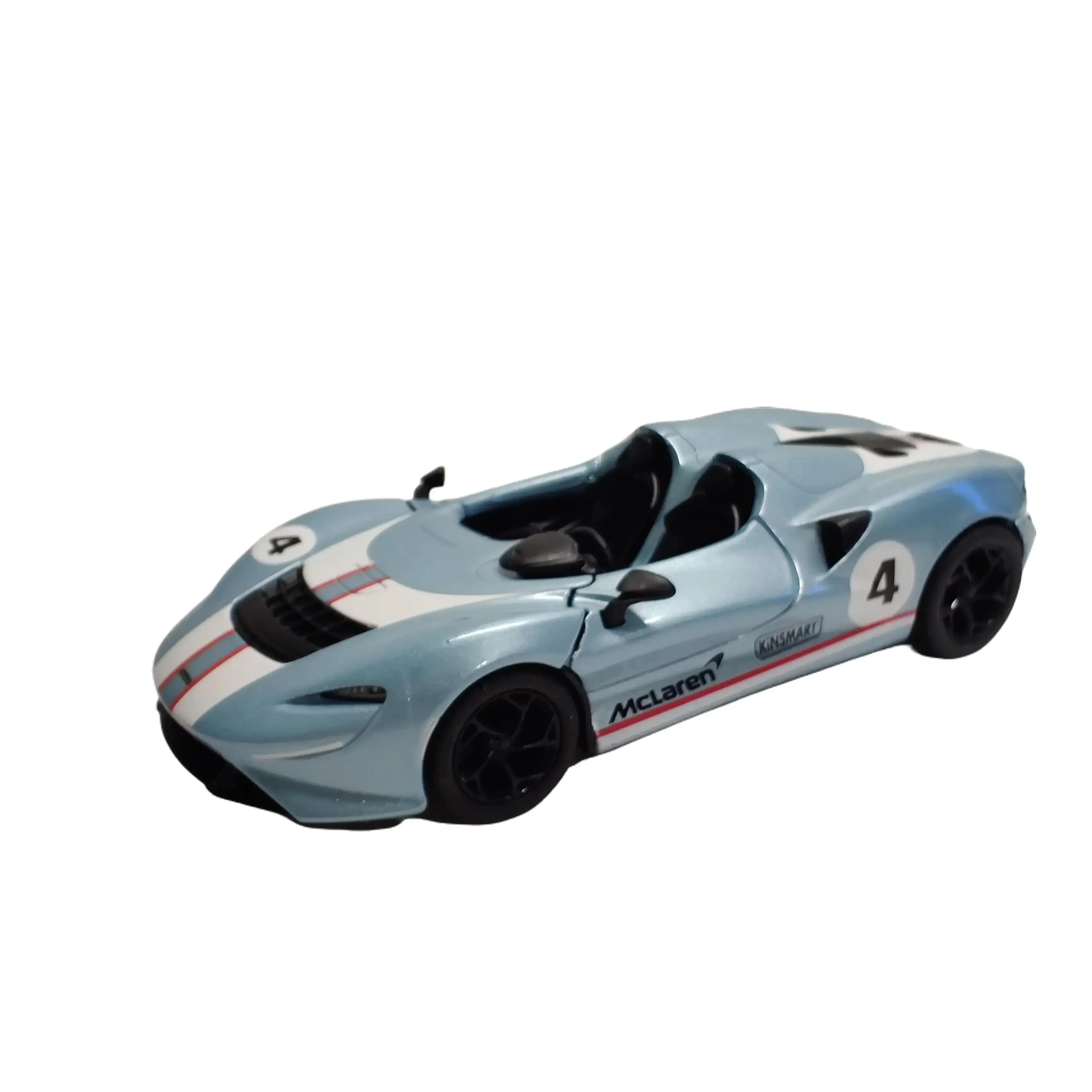 KINSMART McLaren Elva 1:36 Scale Die Cast Metal Model Toy Car Livery Edition 657350561356 Blue with Durable Construction
