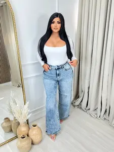 Jocelyn Judy Blue High Waist Light Vintage Wash Jean