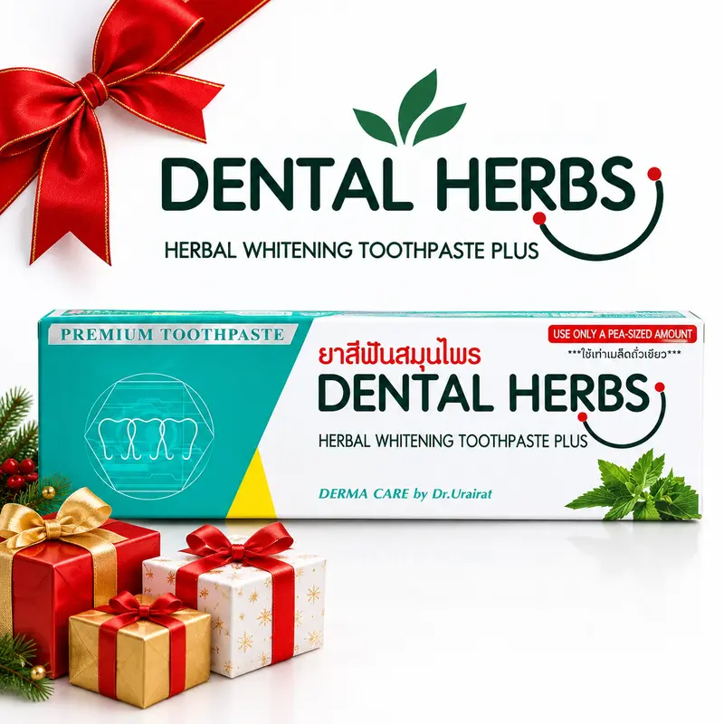 Dental herbs by Dr Urairat  Premium Oral Care Solution  Made in Thailand Product of Real Thai Doctor its Not Only Toothpaste but Cures for Oral Cares Mint Antibacterial