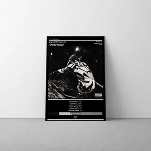 Rare Xavier Wulf Album Cover Music Poster - Vintage Hiphop Wall Decor Gift