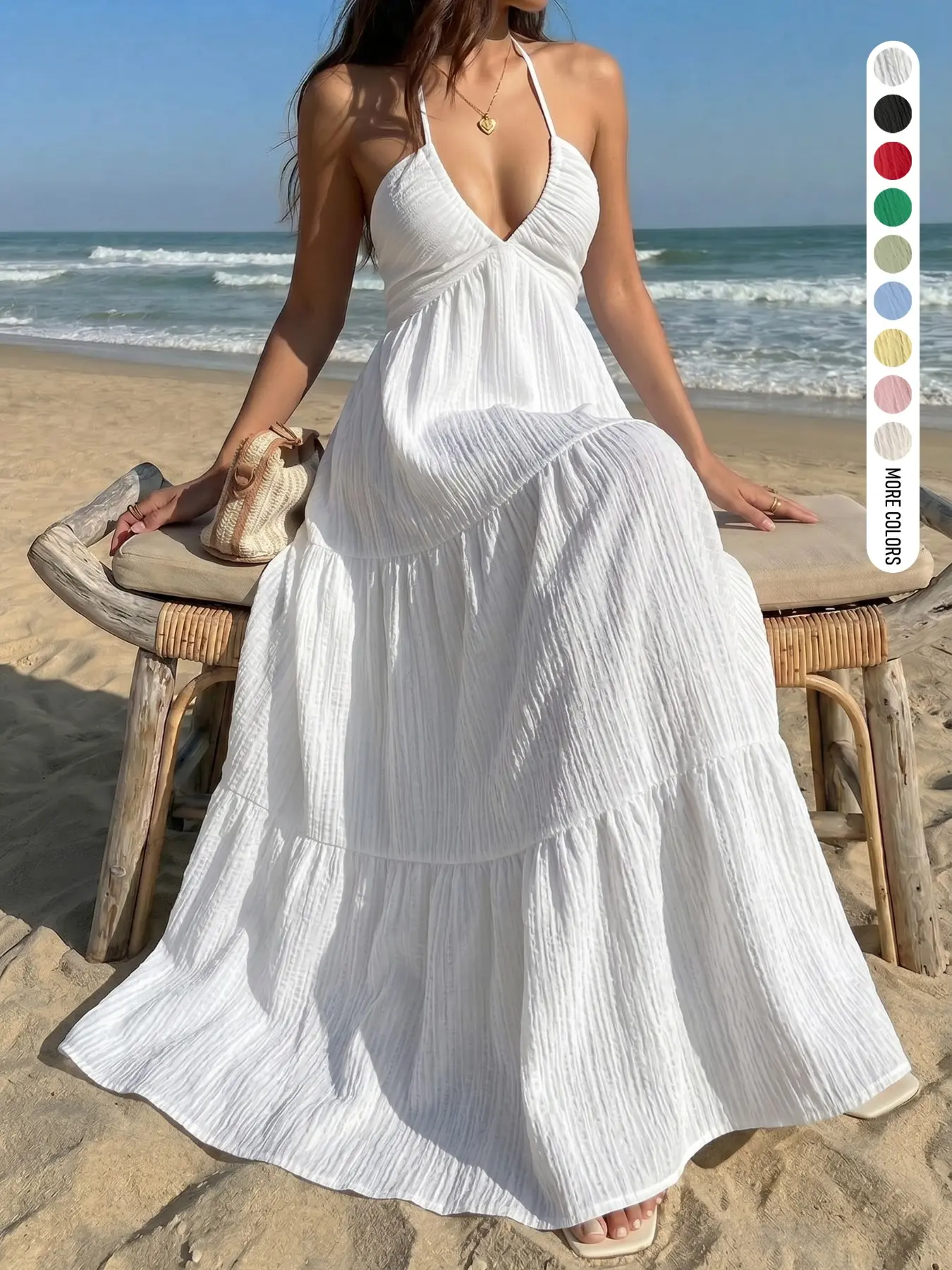 long white beach dress - TikTok Shop long white beach dress - TikTok Shop
