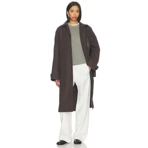 EAVES x Jasmine Tookes Kenzie Trench Coat in Ganache