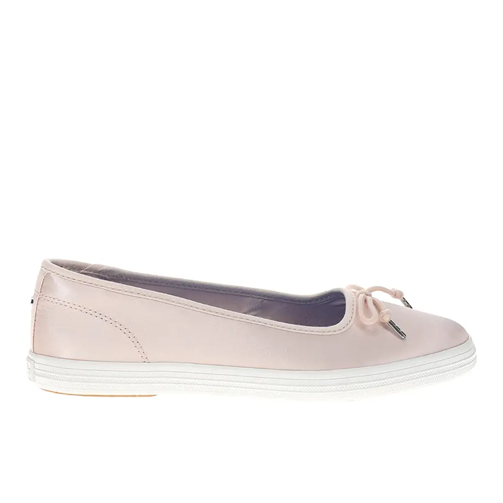 Keds Womens Maisie Ballet Satin Slip On Sneakers Shoes Casual - Pink