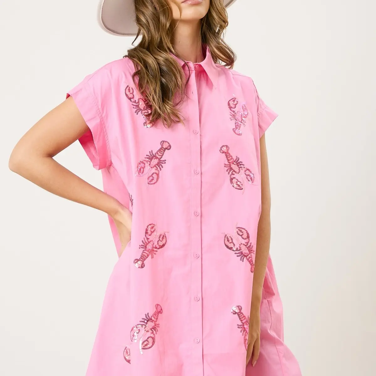 Pink Crawfish dress