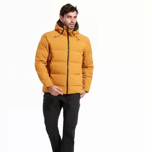 Caldera Tech Down Jacket - 90% Premium Duck Down Insulation & Graphene Thermal-Circulation Back Panel for Warmth and Confidence in Winter Menswear Coats Natural Polyester Shell Smooth Tops Unisex White Zippers Fabric - Fashion