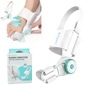 TENICORE Adjustable Steel Cable Toe Splint Sleeve - Twist Adjust, US Sizes Fit Left/Right, Pain Relief, Anti-Slip Heel Strap, Medical Healthcare Accessory (1 Pc)