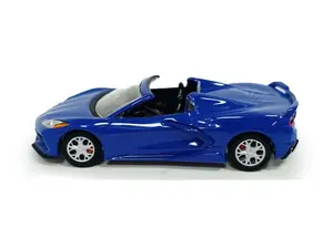 2021 Corvette Stingray Convertible - Elkhart Lake Blue (GL Muscle Series 30) Diecast 1:64 Scale Model - Greenlight 13370E
