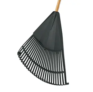 Expert Gardener, 24-inch Wood and Poly Leaf Rake
