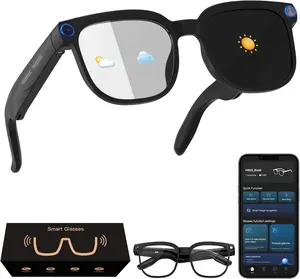 4GB Ai Smart Glasses, 8mp Camera, Bluetooth-compatible, Translation, Photochromic Lenses, Touch Control, Voice Assistant, Recording & Video, 4GB Memory
