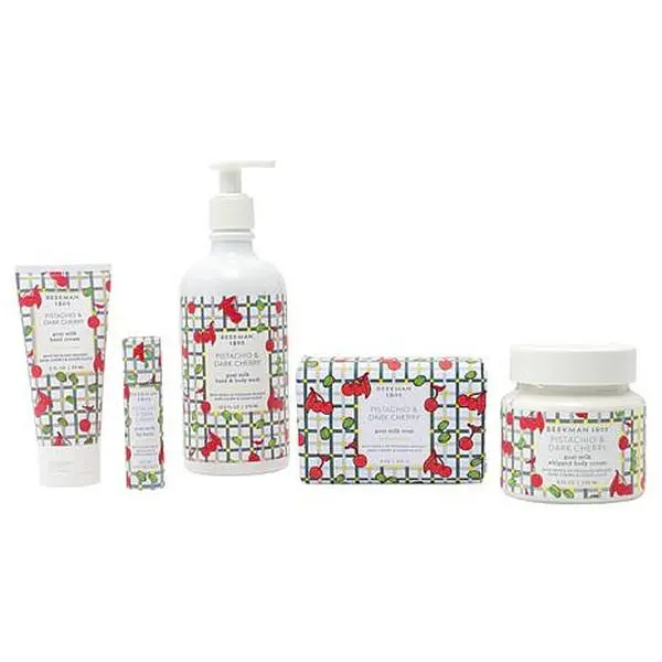 Beekman 1802 Goat Milk 5pc Pistachio Cherry Bath & Body Set Beekman 1802 Goat Milk 5pc Pistachio Cherry Bath & Body Set