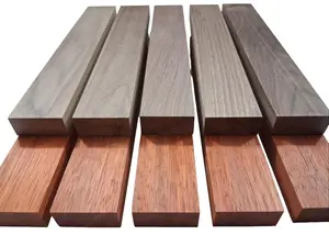 Unfinished Kiln-Dried Padauk & Black Walnut Craft Wood Boards, 10 Pcs (12" x 2" x 7/8") for DIY Woodwork & Woodcraft (Toys & Hobbies)
