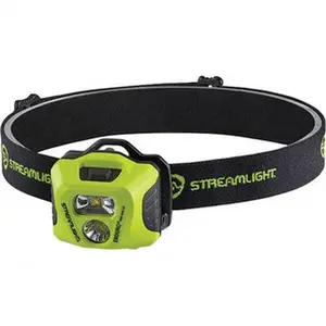 Streamlight Thermoplastic Hands-free Flashlight (Model 61424) - 235 Lumens White LED Bulb, Yellow Body, 300 Min Long Runtime, 3 Included Alkaline Batteries