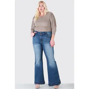 Plus Size Boot Cut Jeans
