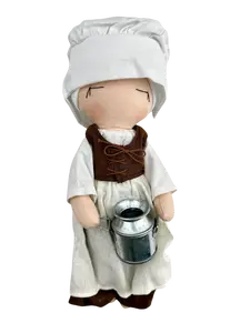 Handcrafted Fabric Doll "Lena" – Rustic Farmhouse Style Home Décor DIY Creative DIY Creative