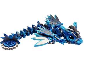⚙️Top Tier Kyle – The Embarkian Dragon, 3D printed dragon figure